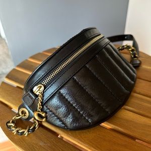 COACH quilted belt bag